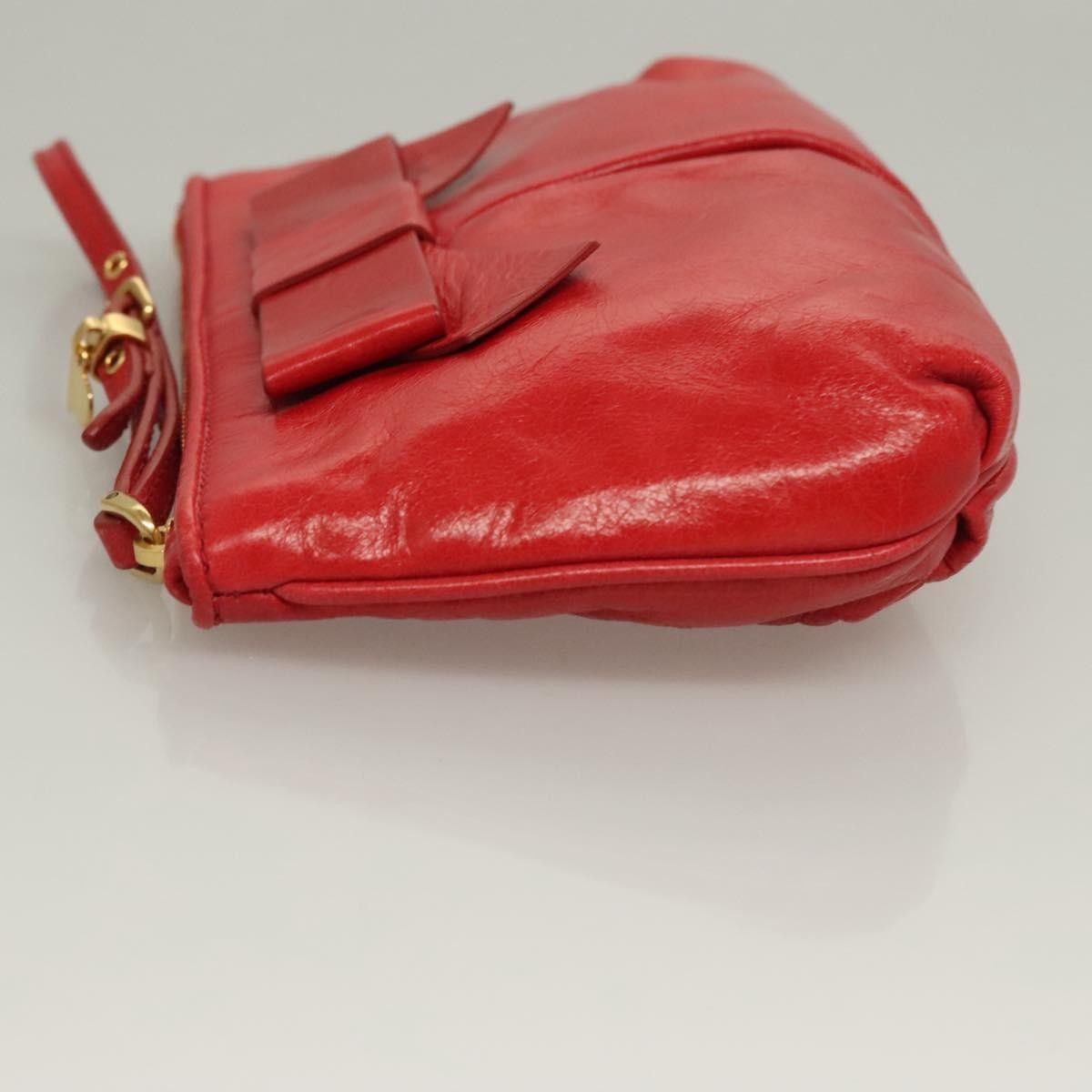 Miu Miu Miu Miu Zip Wristlet Leather Size ONE SIZE - 4 Thumbnail