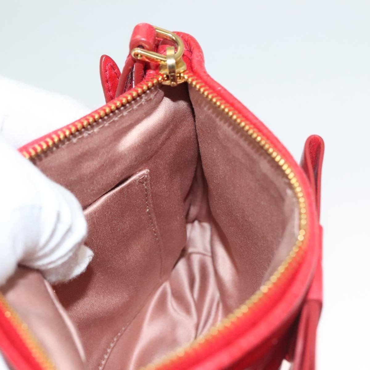 Miu Miu Miu Miu Zip Wristlet Leather Size ONE SIZE - 17 Thumbnail