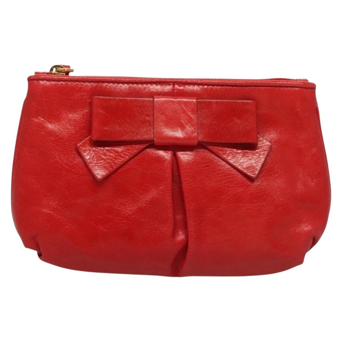 Miu Miu Miu Miu Zip Wristlet Leather Size ONE SIZE - 20 Thumbnail