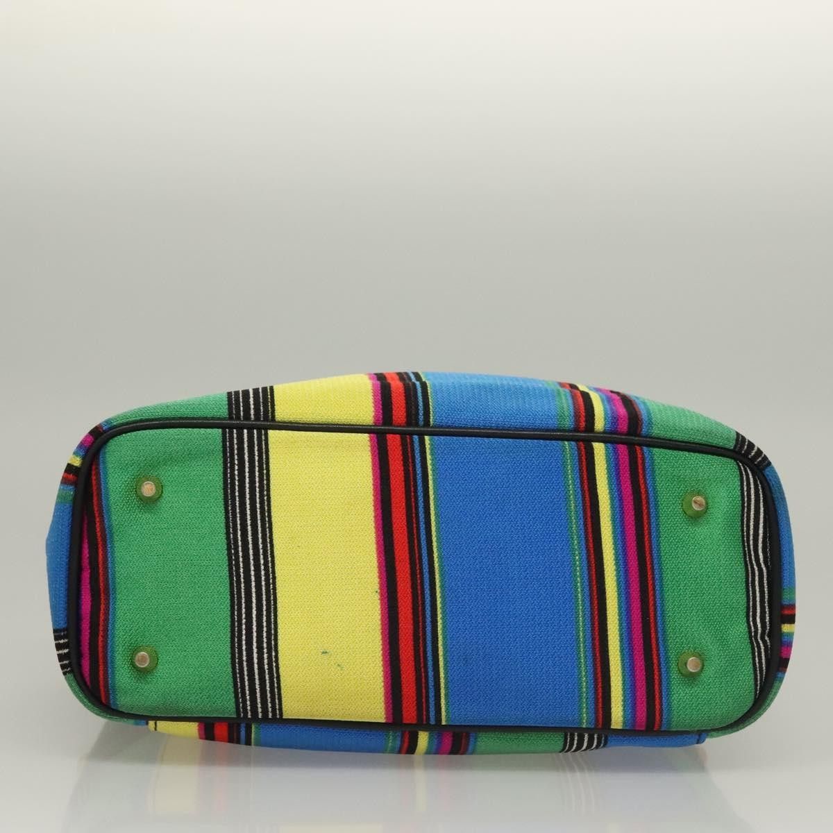 Versace Versace Vanity Hand Bag Canvas and Leather Size ONE SIZE - 15 Thumbnail