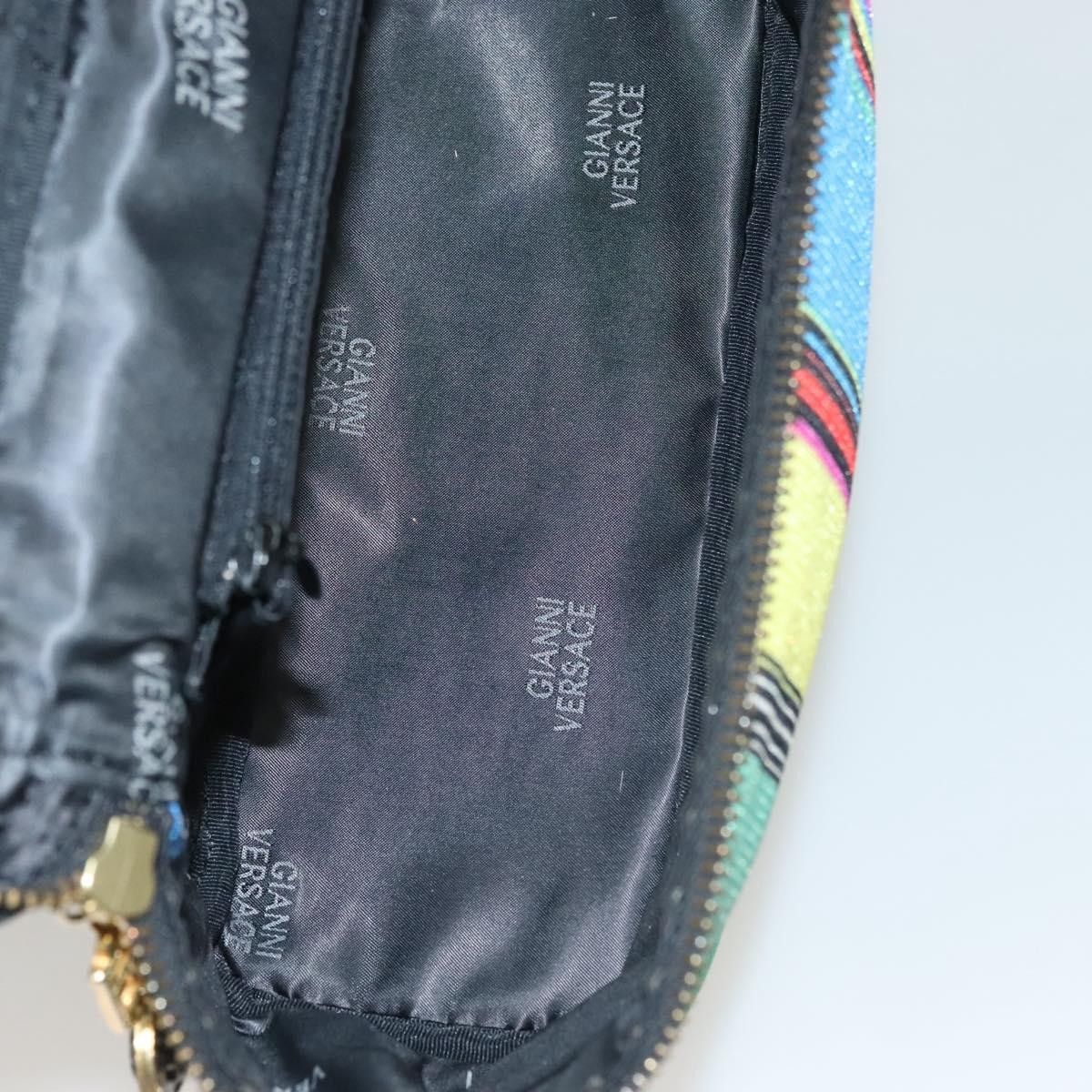 Versace Versace Vanity Hand Bag Canvas and Leather Size ONE SIZE - 16 Thumbnail