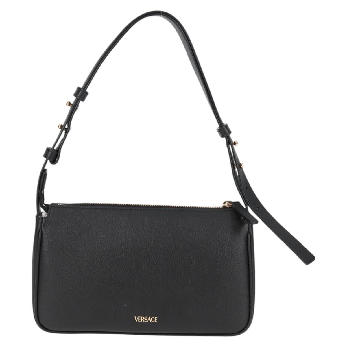 Versace Versace Medusa Shoulder Bag Leather Size ONE SIZE - 2 Thumbnail