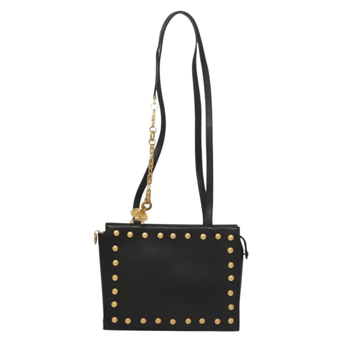 Versace Versace Medusa Shoulder Bag Leather Size ONE SIZE - 18 Thumbnail