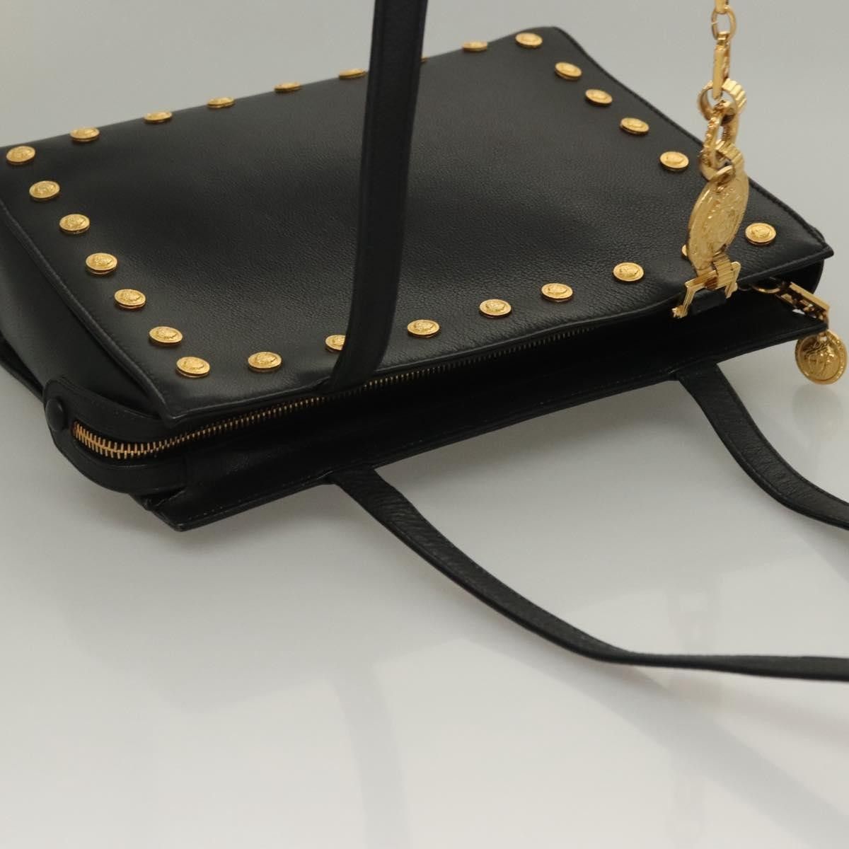 Versace Versace Medusa Shoulder Bag Leather Size ONE SIZE - 17 Thumbnail