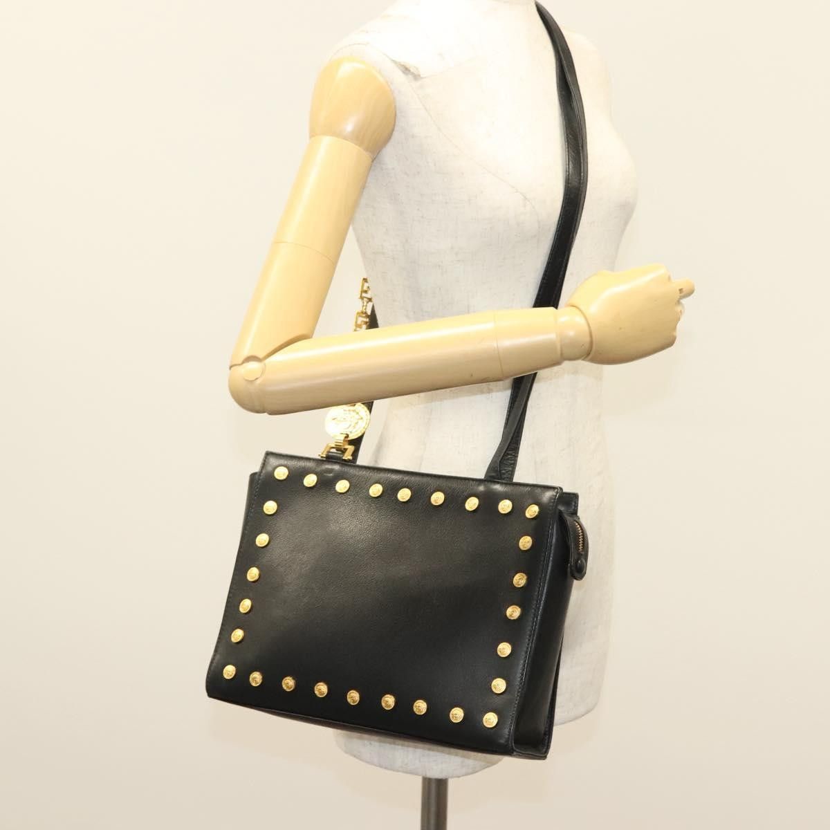 Versace Versace Medusa Shoulder Bag Leather Size ONE SIZE - 13 Thumbnail