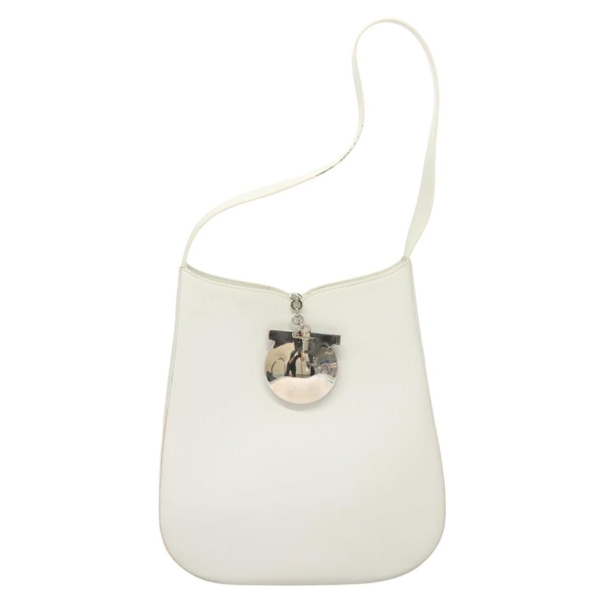 Salvatore Ferragamo Salvatore Ferragamo Gancini Shoulder Bag Leather Size ONE SIZE - 17 Thumbnail