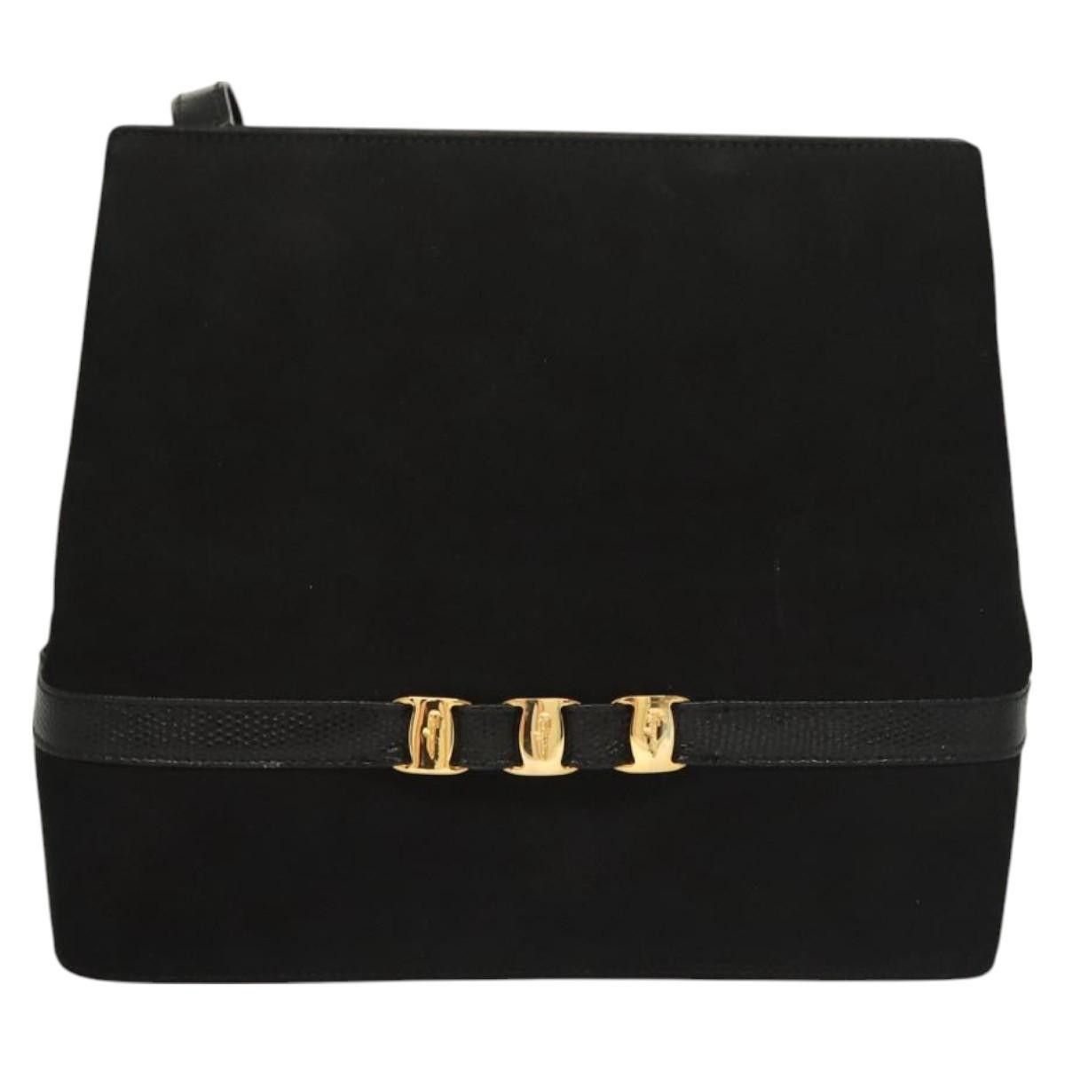 Salvatore Ferragamo Salvatore Ferragamo Vala Shoulder Bag Suede Size ONE SIZE - 17 Thumbnail