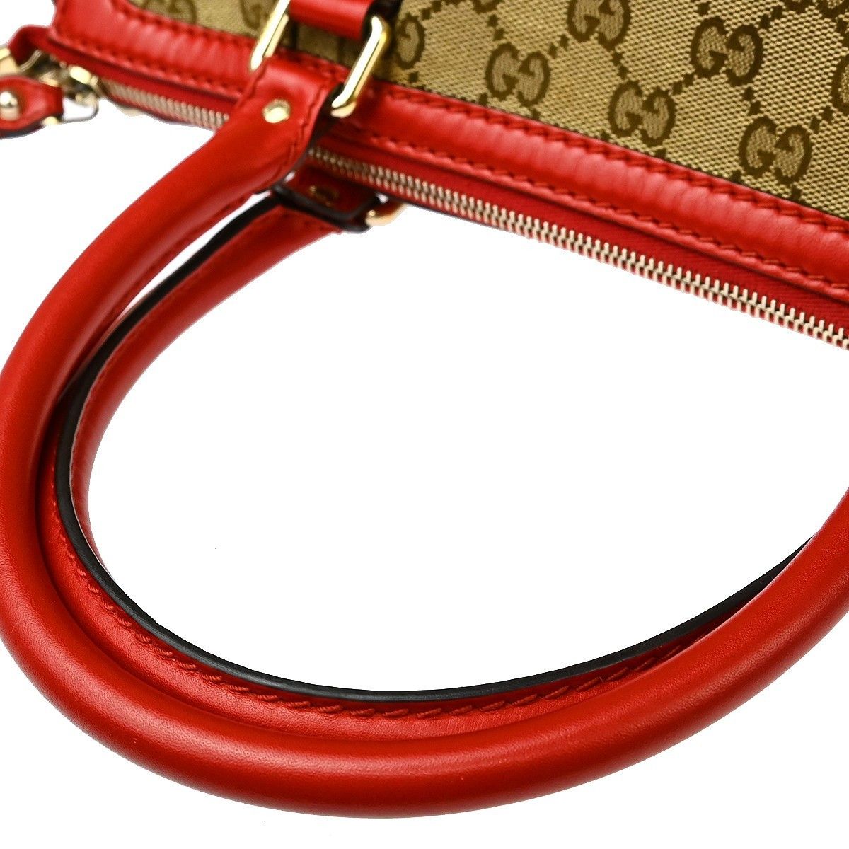 Gucci Gucci Sukey Top Handle Satchel GG Canvas with Leather Size ONE SIZE - 6 Thumbnail