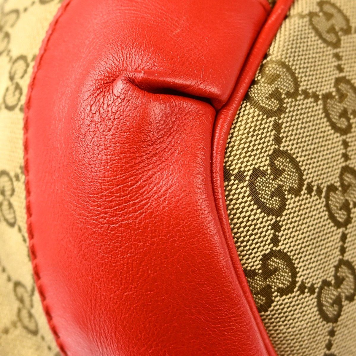 Gucci Gucci Sukey Top Handle Satchel GG Canvas with Leather Size ONE SIZE - 7 Thumbnail