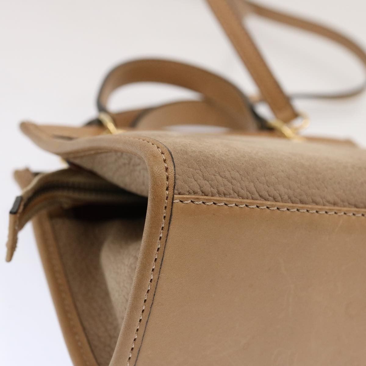Celine Celine Handbag Leather Size ONE SIZE - 11 Thumbnail