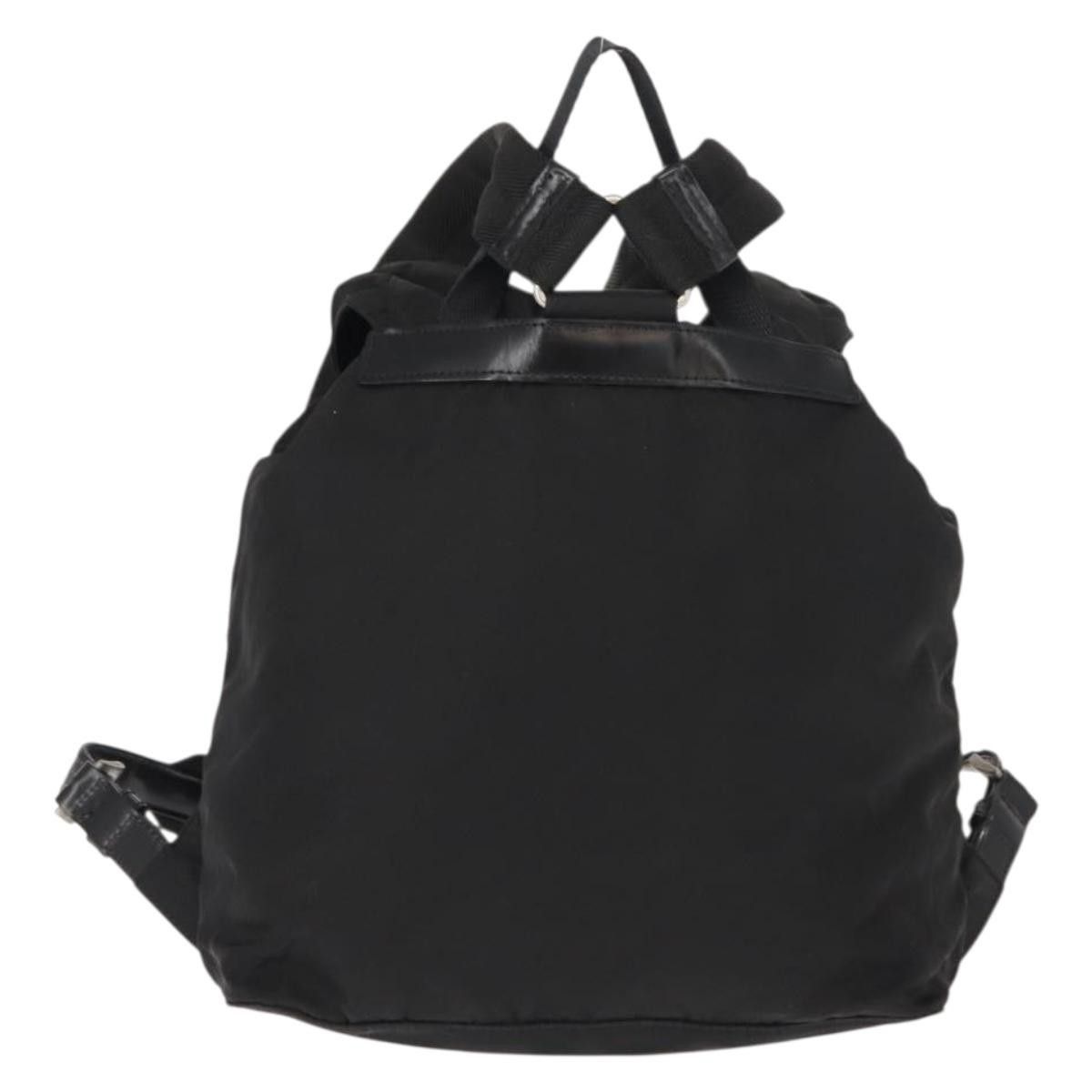 Prada Prada Vela Double Front Pocket Backpack Tessuto with Saffiano Leather Size ONE SIZE - 2 Thumbnail