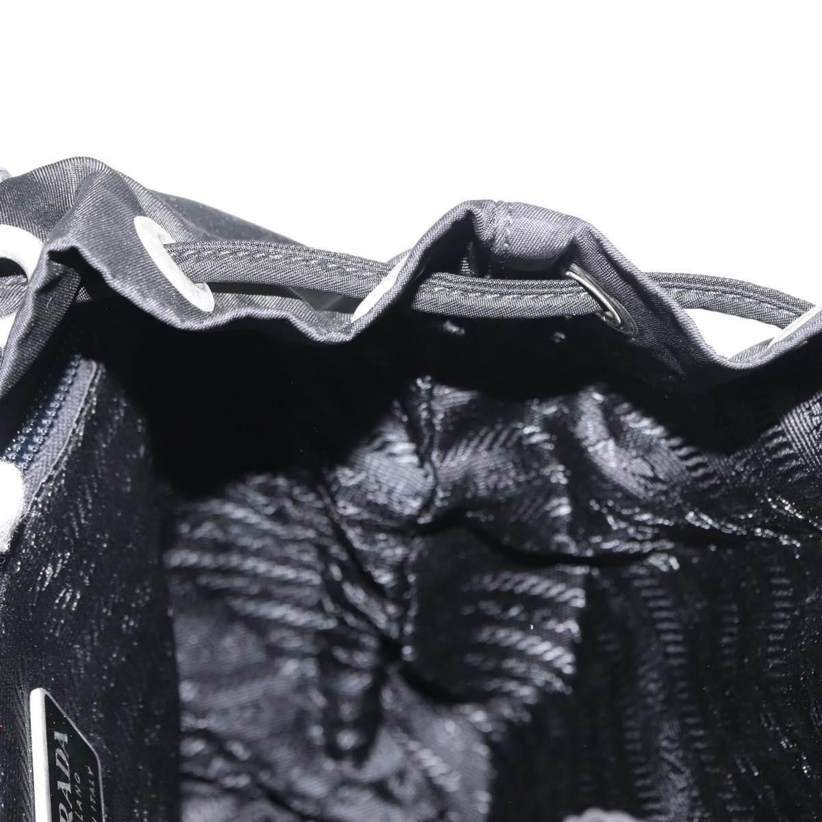 Prada Prada Vela Double Front Pocket Backpack Tessuto with Saffiano Leather Size ONE SIZE - 23 Thumbnail