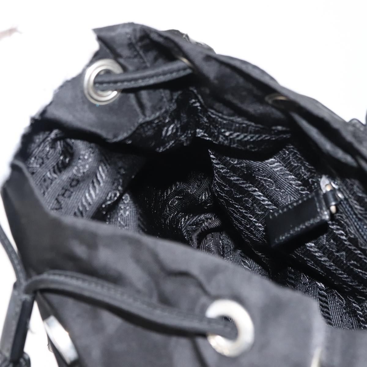 Prada Prada Vela Double Front Pocket Backpack Tessuto with Saffiano Leather Size ONE SIZE - 24 Thumbnail