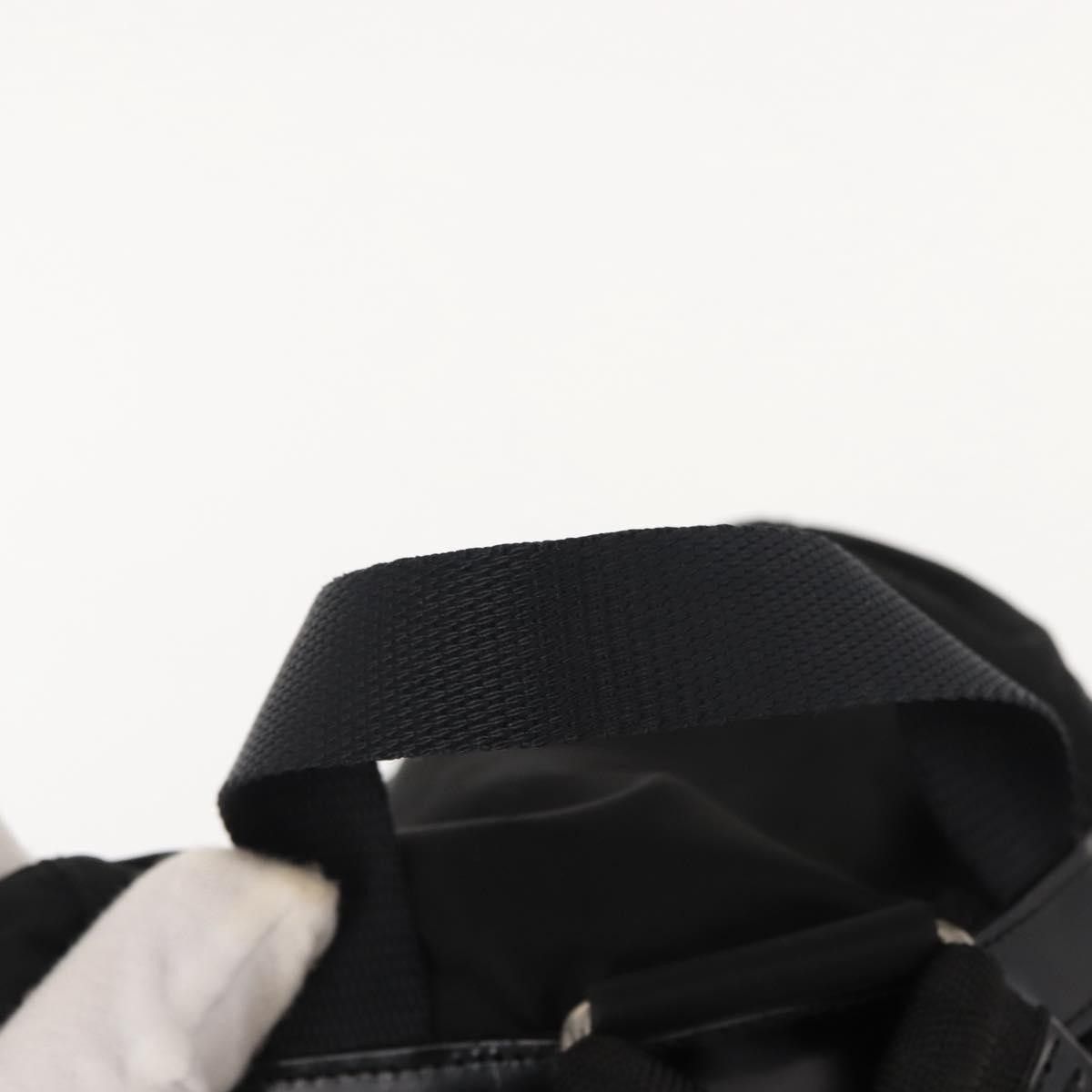 Prada Prada Vela Double Front Pocket Backpack Tessuto with Saffiano Leather Size ONE SIZE - 14 Thumbnail