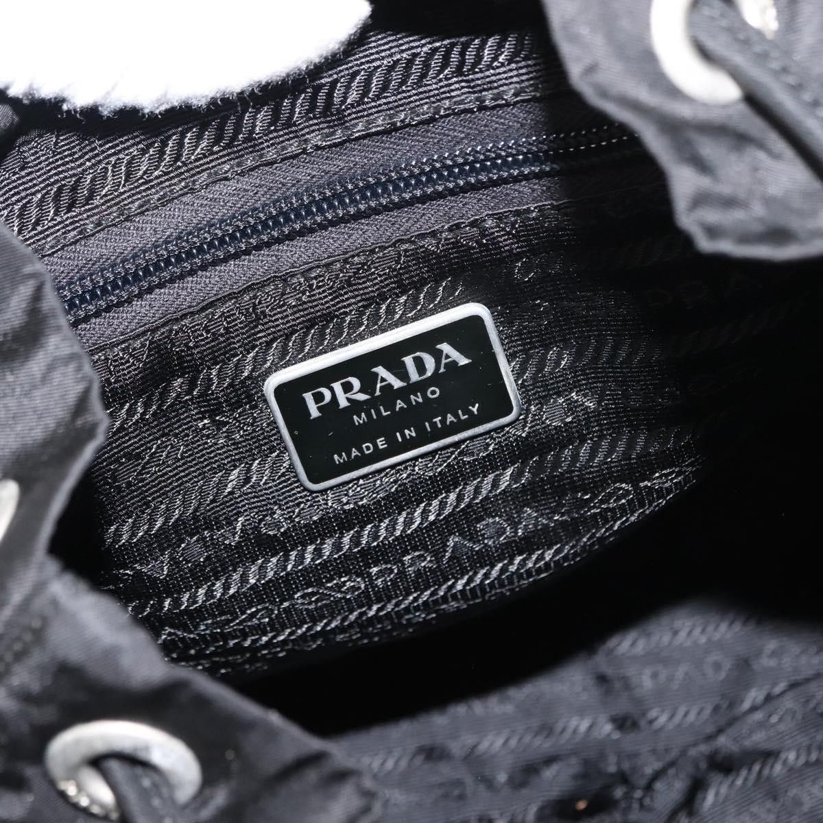 Prada Prada Vela Double Front Pocket Backpack Tessuto with Saffiano Leather Size ONE SIZE - 6 Thumbnail