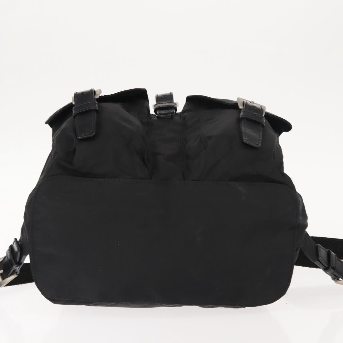 Prada Prada Vela Double Front Pocket Backpack Tessuto with Saffiano Leather Size ONE SIZE - 20 Thumbnail