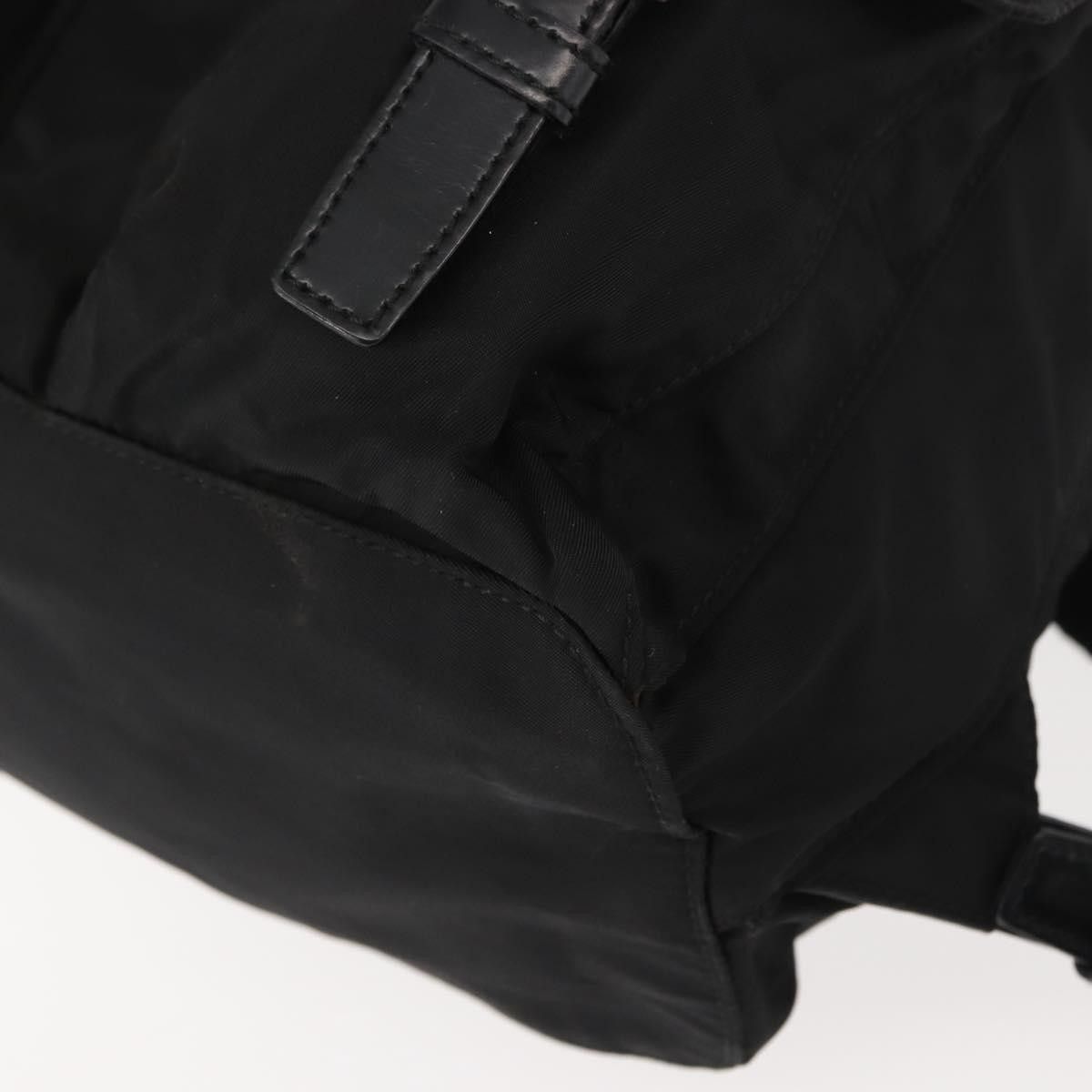 Prada Prada Vela Double Front Pocket Backpack Tessuto with Saffiano Leather Size ONE SIZE - 9 Thumbnail