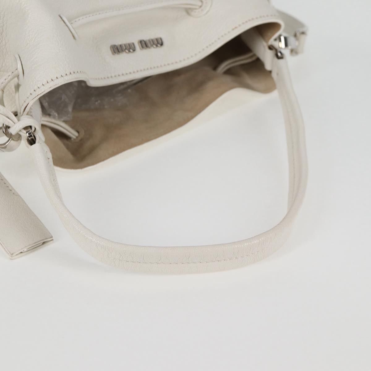 Miu Miu Miu Miu Drawstring Satchel Leather Size ONE SIZE - 19 Thumbnail