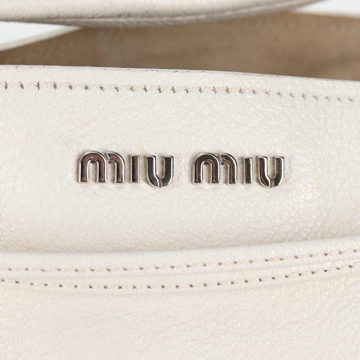 Miu Miu Miu Miu Drawstring Satchel Leather Size ONE SIZE - 13 Thumbnail