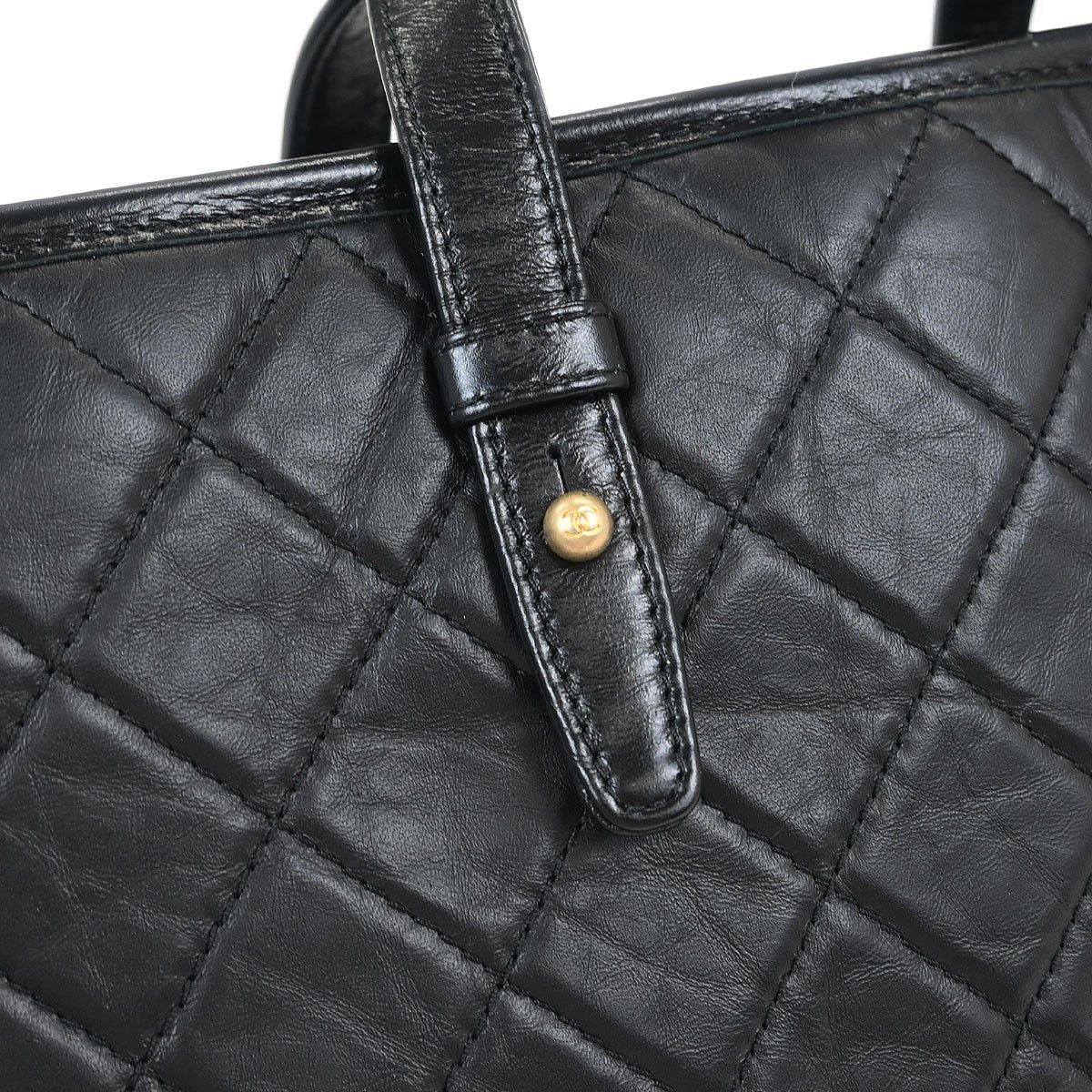 Chanel Chanel Gabrielle Shopping Tote Quilted Calfskin Size ONE SIZE - 10 Thumbnail