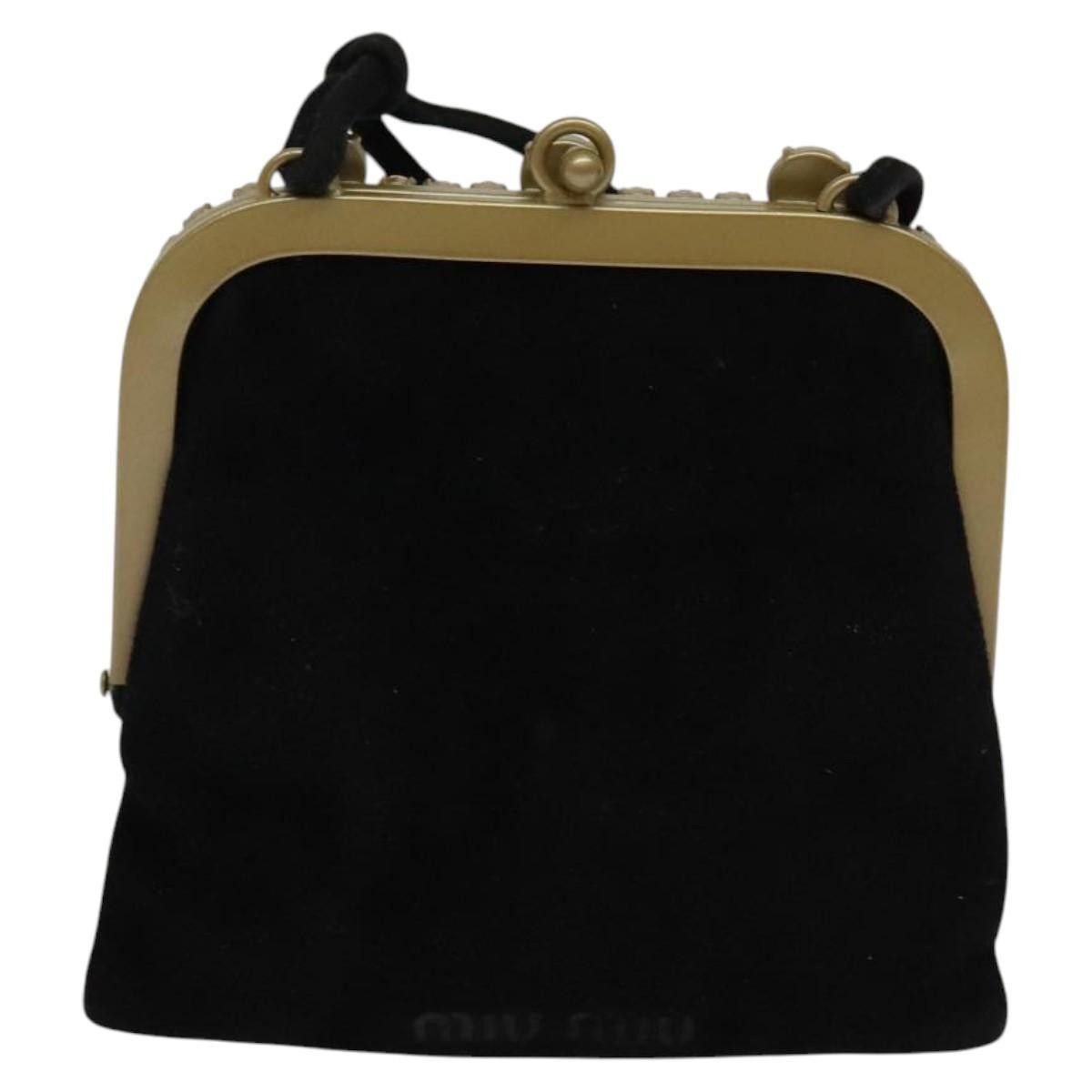 Miu Miu Miu Miu Kisslock Clutch Suede Size ONE SIZE - 2 Thumbnail