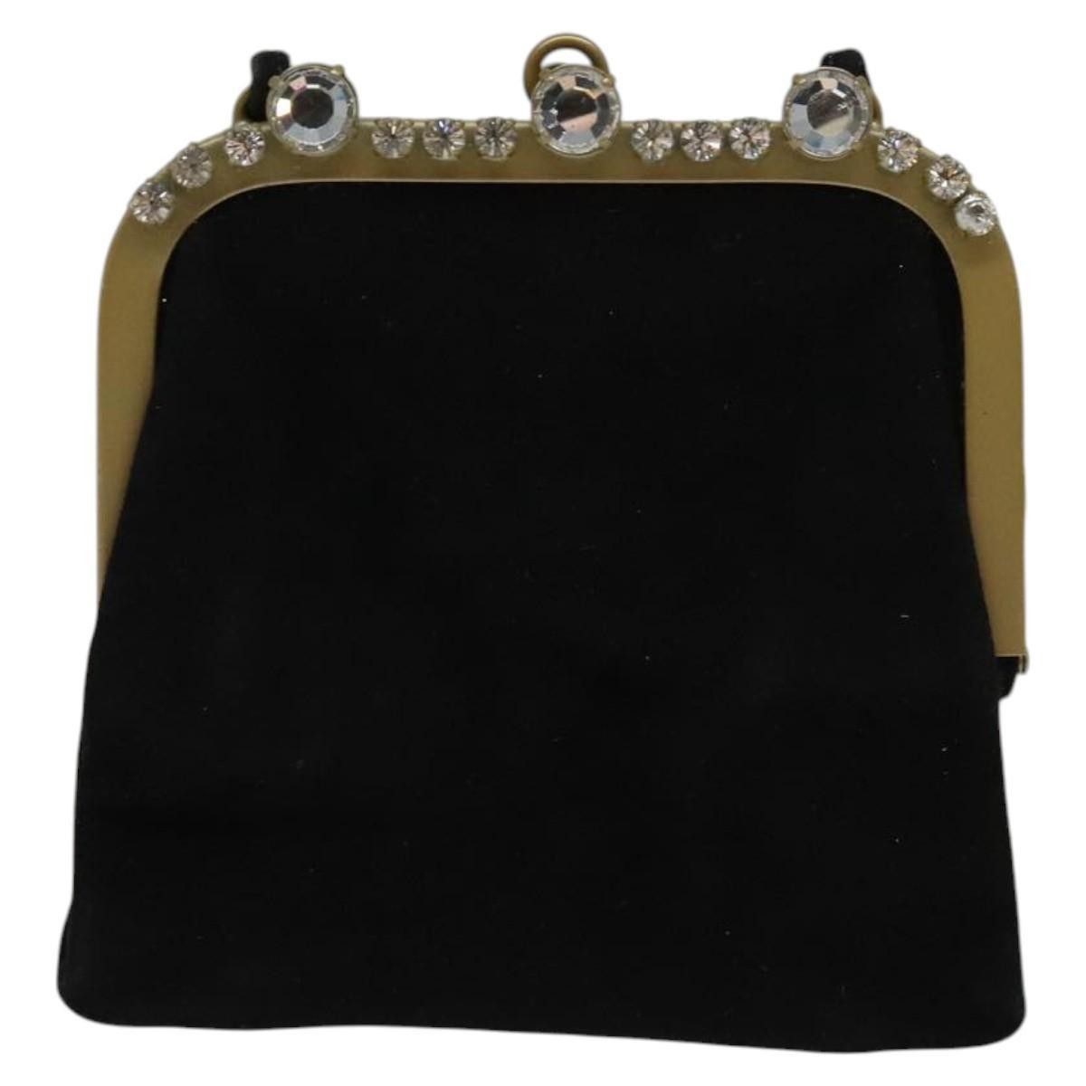 Miu Miu Miu Miu Kisslock Clutch Suede Size ONE SIZE - 20 Thumbnail