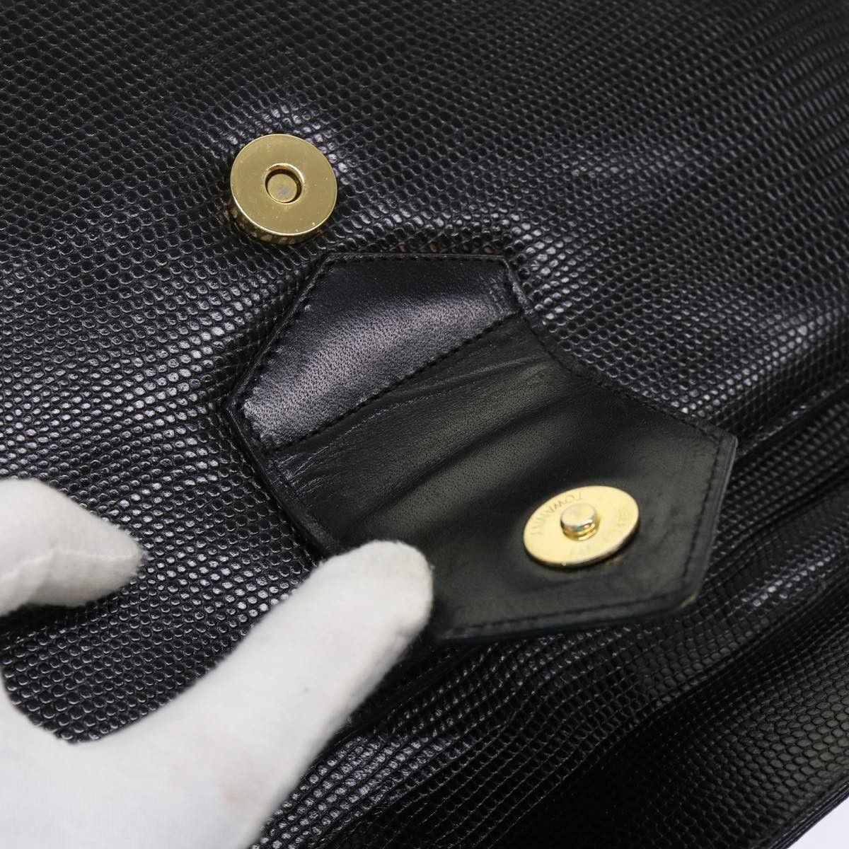 Givenchy Givenchy Vintage Handbag Leather Size ONE SIZE - 16 Thumbnail