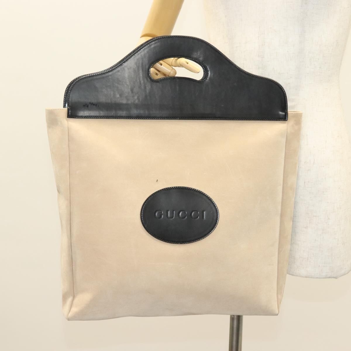Gucci Gucci Vintage Handbag Suede Size ONE SIZE - 13 Thumbnail