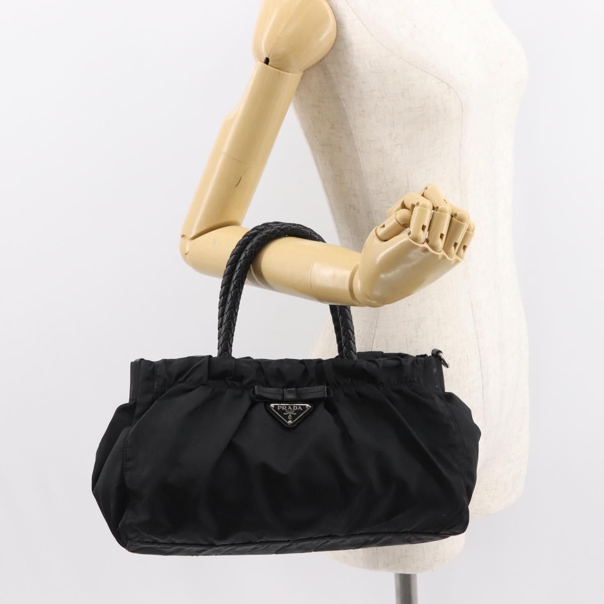 Prada Prada Bow Convertible Tote Tessuto Size ONE SIZE - 15 Thumbnail
