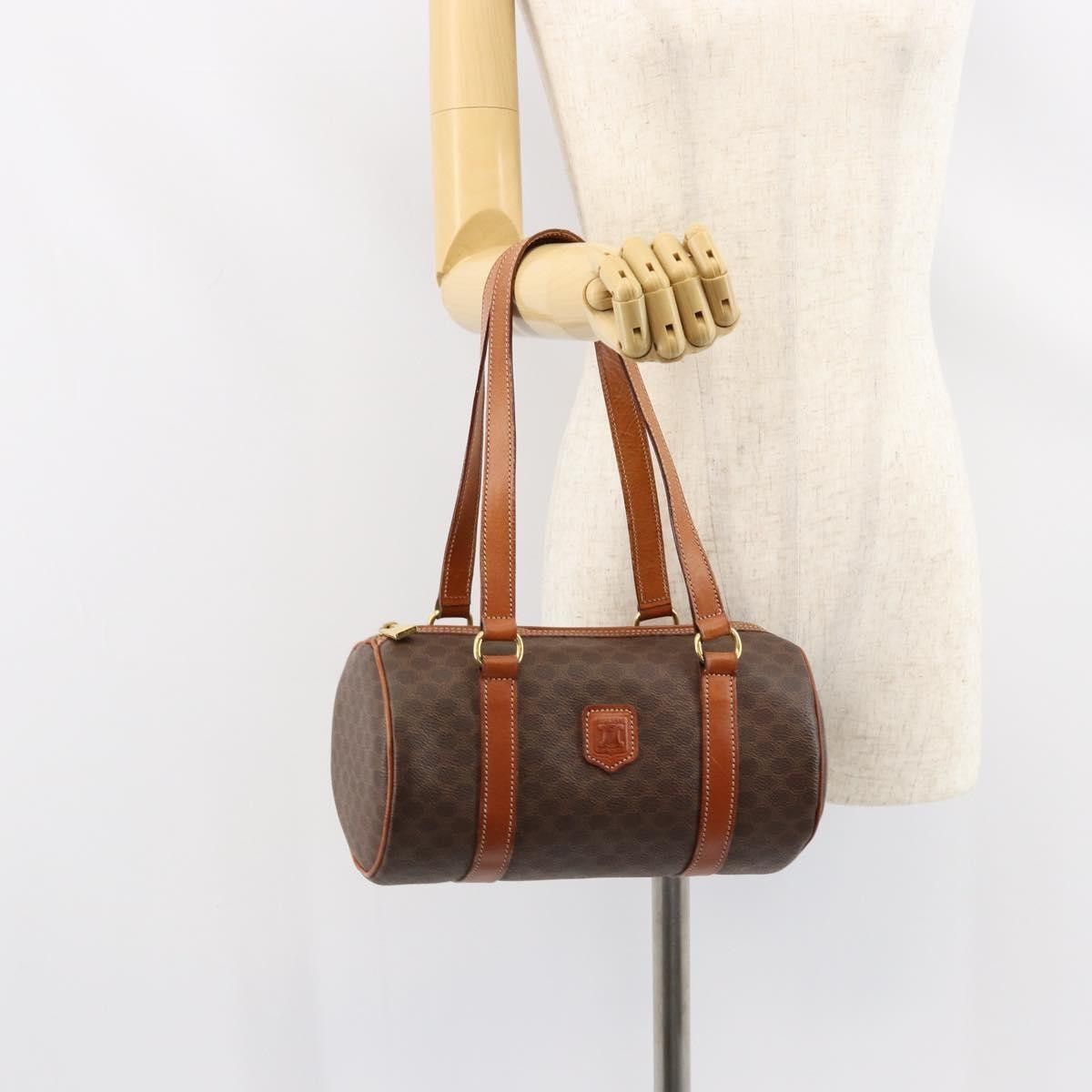 Celine Celine Vintage Macadam Handbag Canvas and Leather Size ONE SIZE - 14 Thumbnail