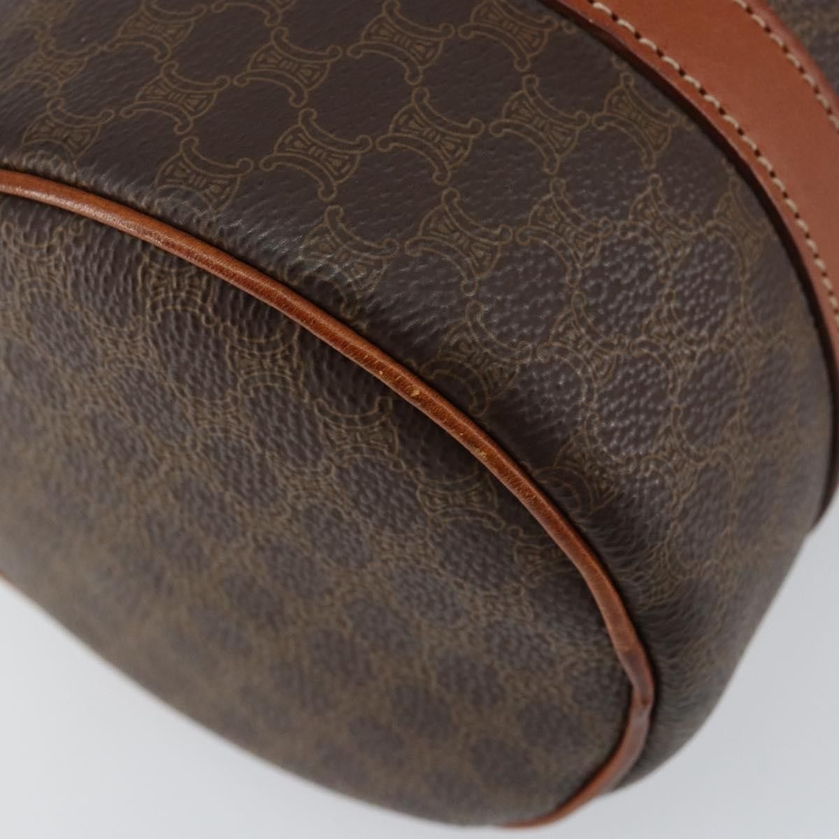 Celine Celine Vintage Macadam Handbag Canvas and Leather Size ONE SIZE - 11 Thumbnail