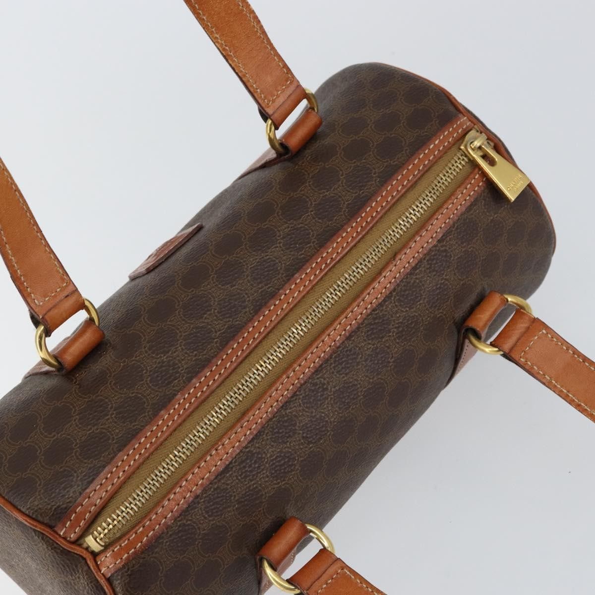 Celine Celine Vintage Macadam Handbag Canvas and Leather Size ONE SIZE - 15 Thumbnail