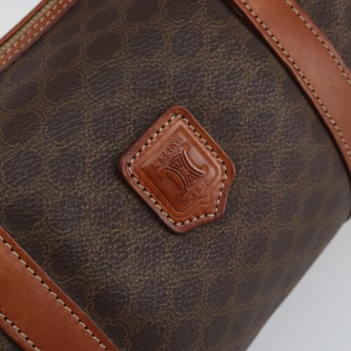 Celine Celine Vintage Macadam Handbag Canvas and Leather Size ONE SIZE - 18 Thumbnail