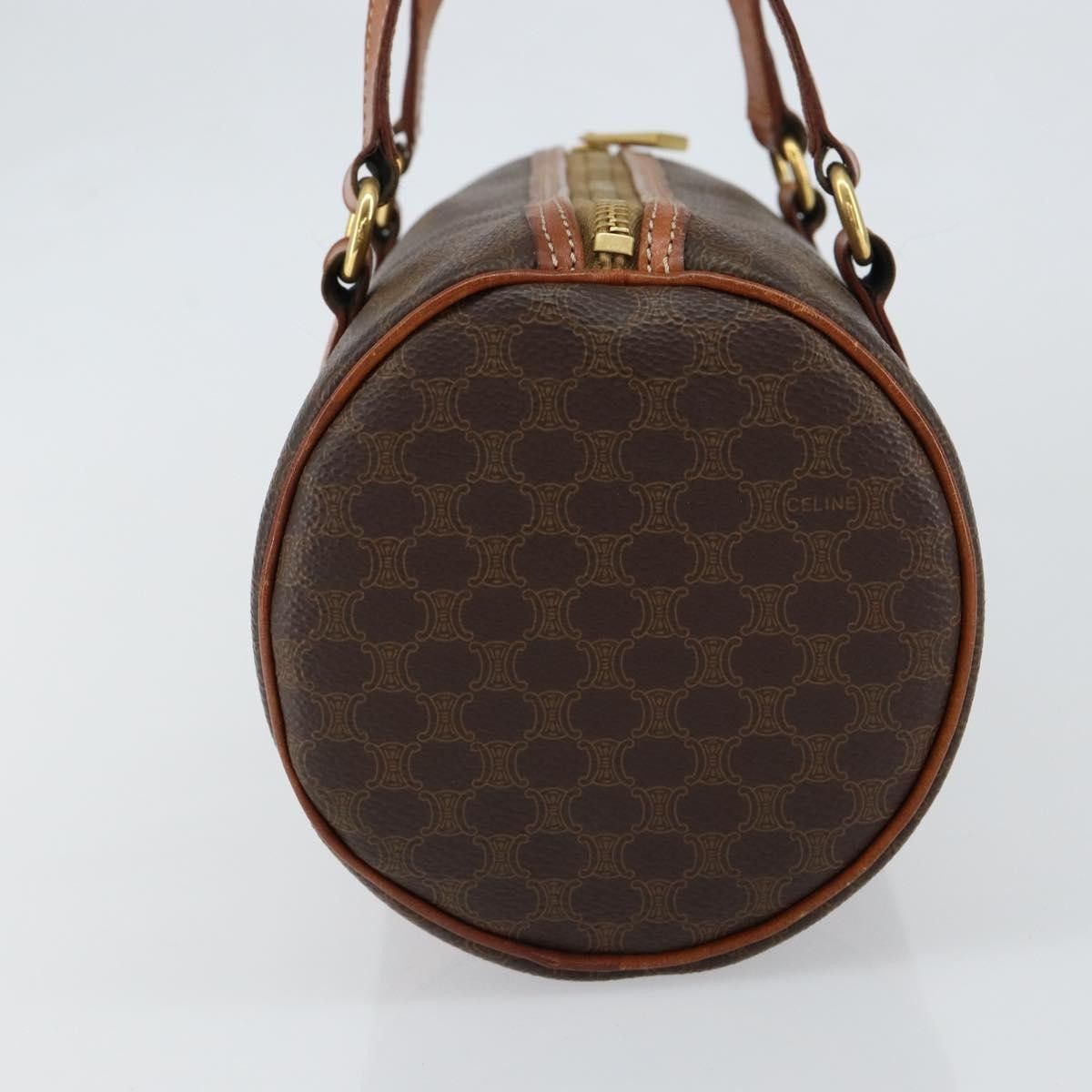 Celine Celine Vintage Macadam Handbag Canvas and Leather Size ONE SIZE - 4 Thumbnail