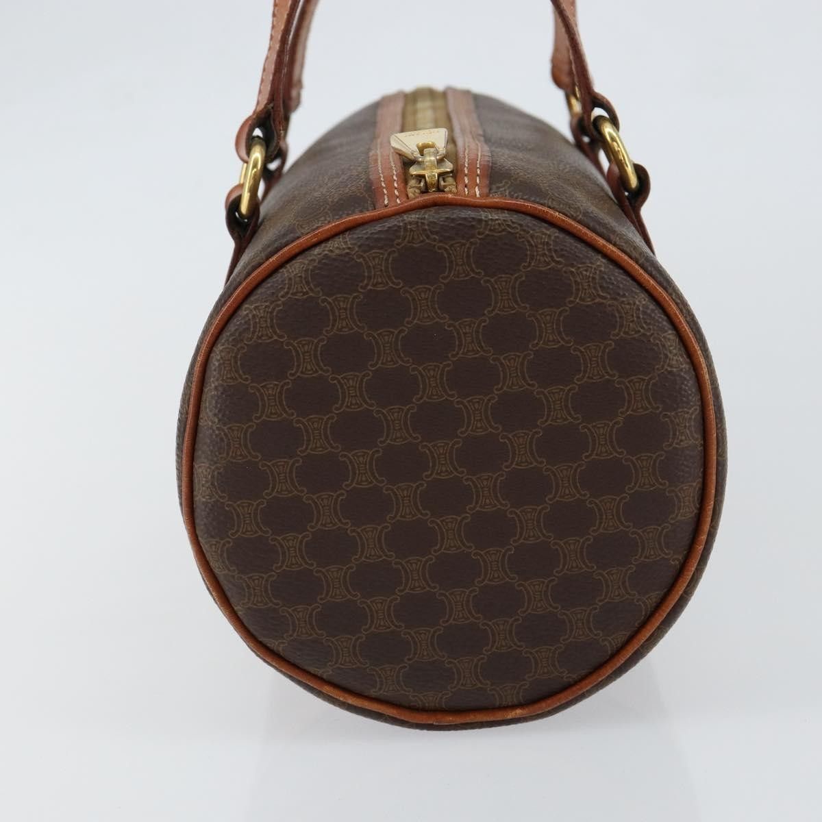 Celine Celine Vintage Macadam Handbag Canvas and Leather Size ONE SIZE - 3 Thumbnail