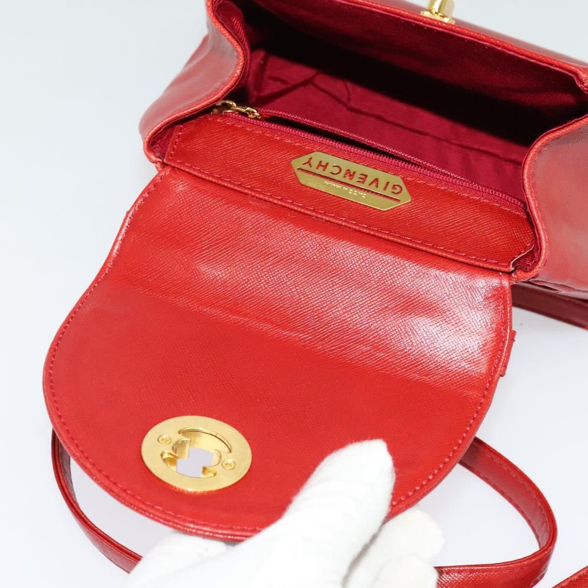 Givenchy Givenchy Vintage Handbag Leather Size ONE SIZE - 18 Thumbnail