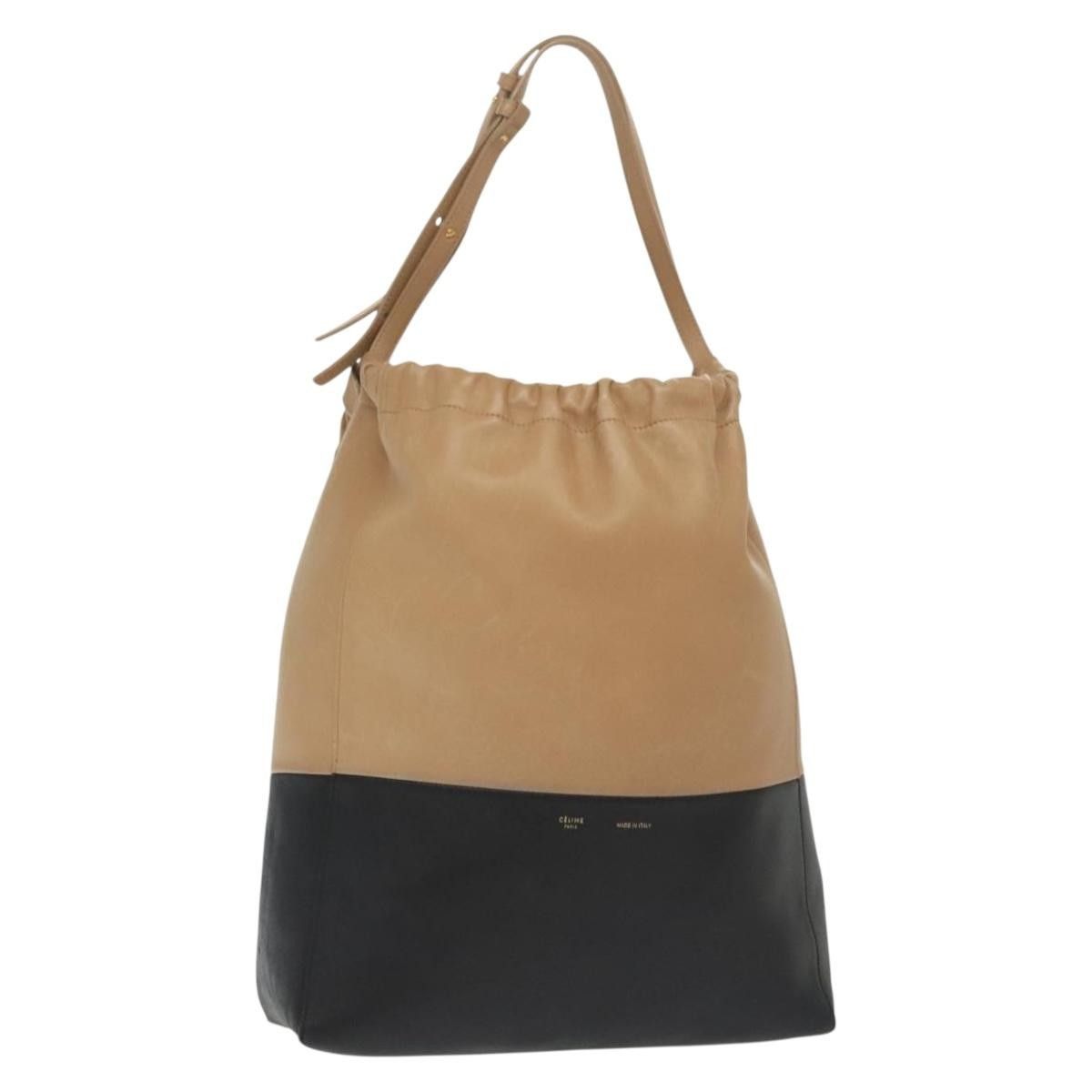 Celine Celine Bicolor Drawstring Cabas Tote Leather Size ONE SIZE - 20 Thumbnail