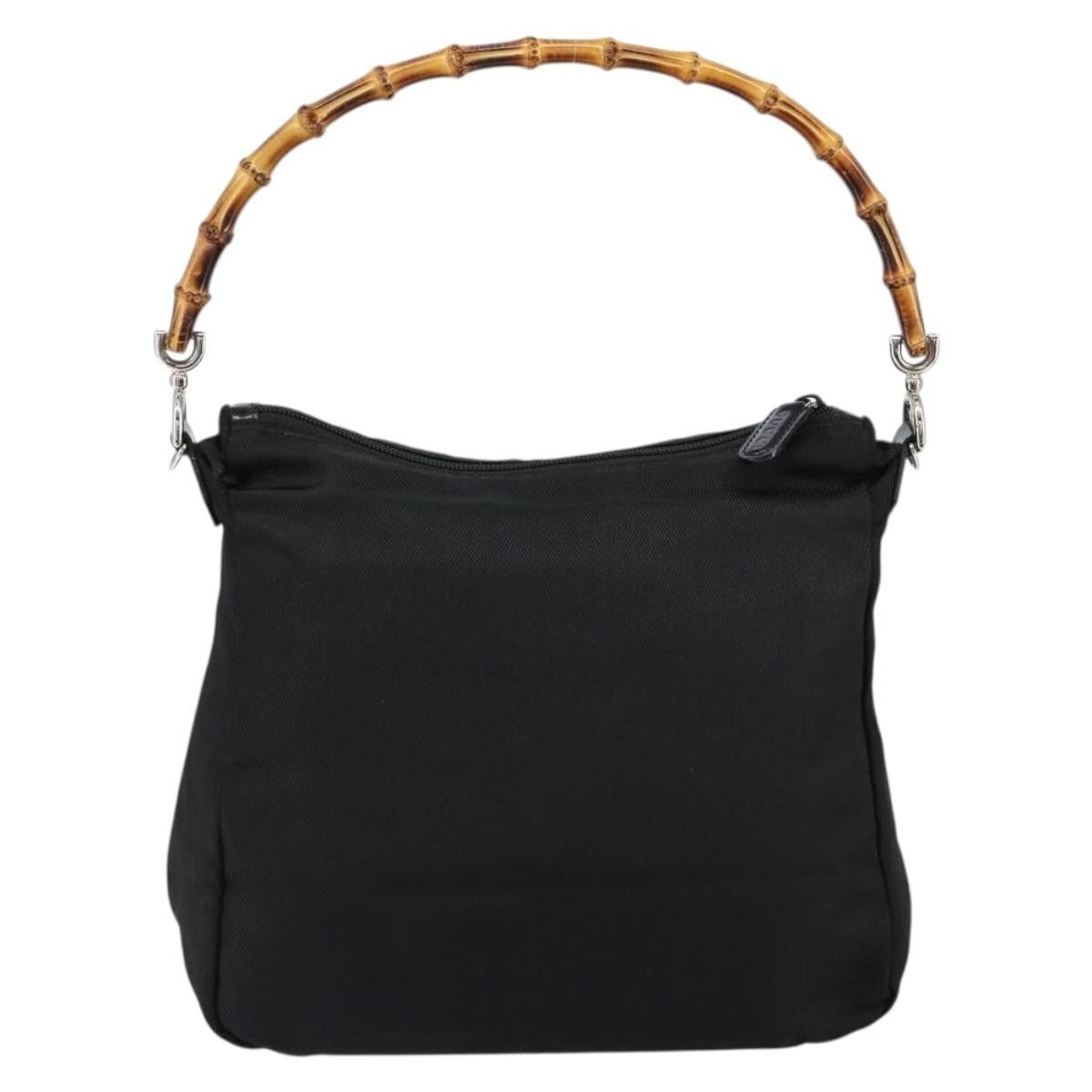 Gucci Gucci Vintage Bamboo Handle Nylon Size ONE SIZE - 2 Thumbnail