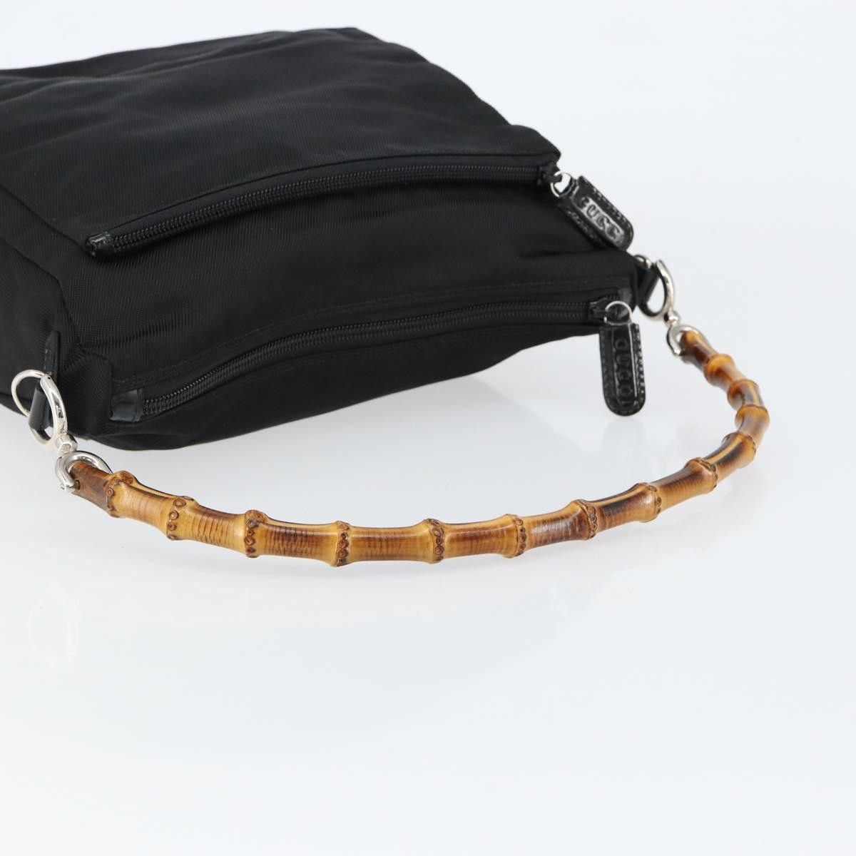 Gucci Gucci Vintage Bamboo Handle Nylon Size ONE SIZE - 17 Thumbnail