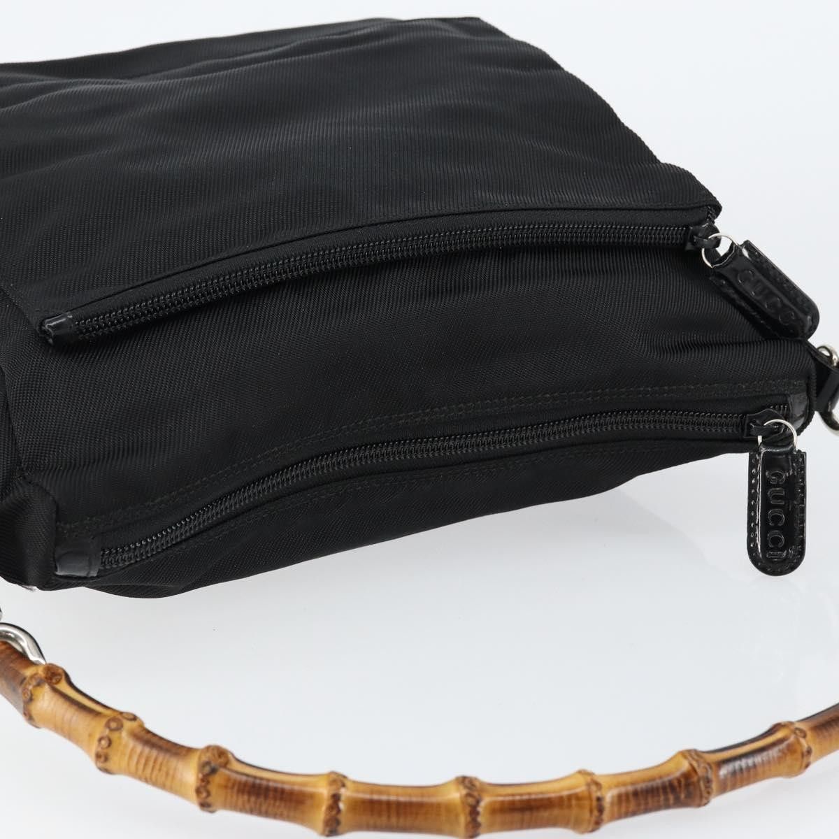 Gucci Gucci Vintage Bamboo Handle Nylon Size ONE SIZE - 16 Thumbnail
