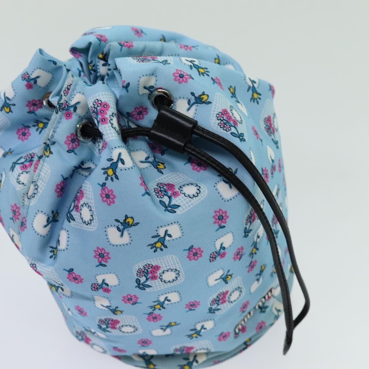 Miu Miu Miu Miu Drawstring Pouch Nylon Size ONE SIZE - 12 Thumbnail