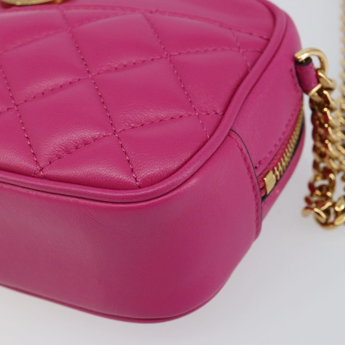 Versace Versace Medusa Icon Front Slip Pocket Camera Bag Quilted Leather Size ONE SIZE - 10 Thumbnail