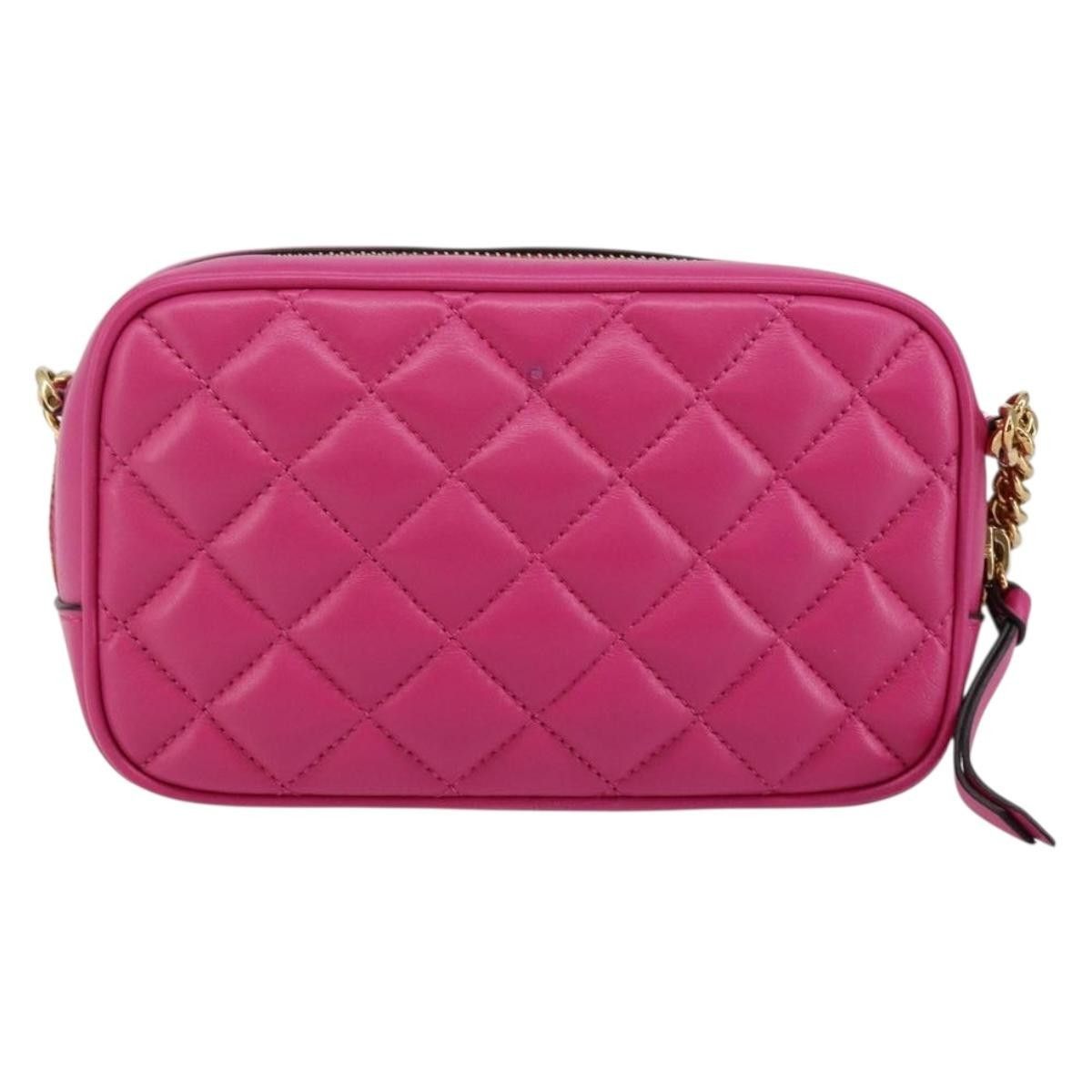Versace Versace Medusa Icon Front Slip Pocket Camera Bag Quilted Leather Size ONE SIZE - 2 Thumbnail