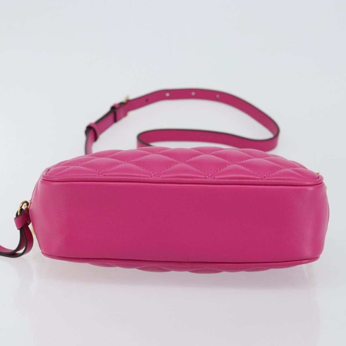 Versace Versace Medusa Icon Front Slip Pocket Camera Bag Quilted Leather Size ONE SIZE - 15 Thumbnail