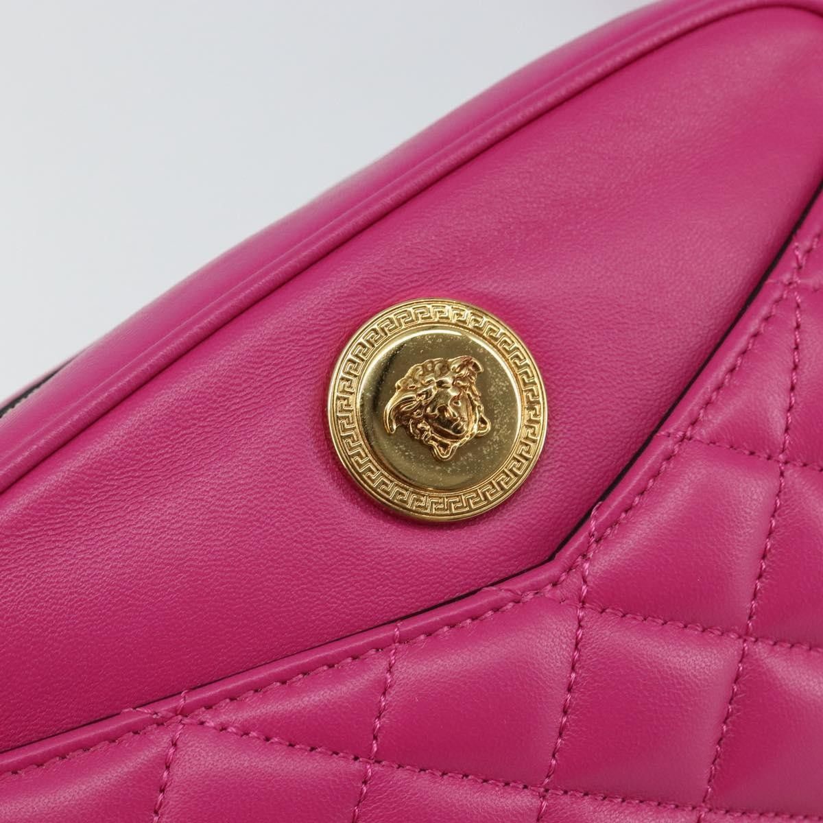 Versace Versace Medusa Icon Front Slip Pocket Camera Bag Quilted Leather Size ONE SIZE - 13 Thumbnail