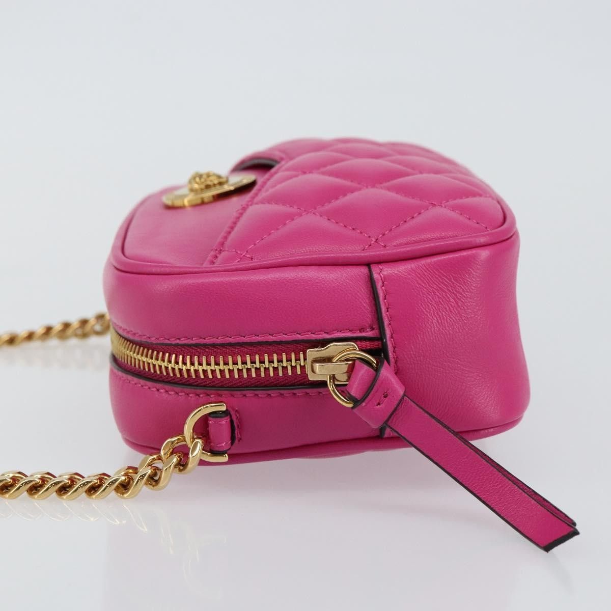 Versace Versace Medusa Icon Front Slip Pocket Camera Bag Quilted Leather Size ONE SIZE - 4 Thumbnail
