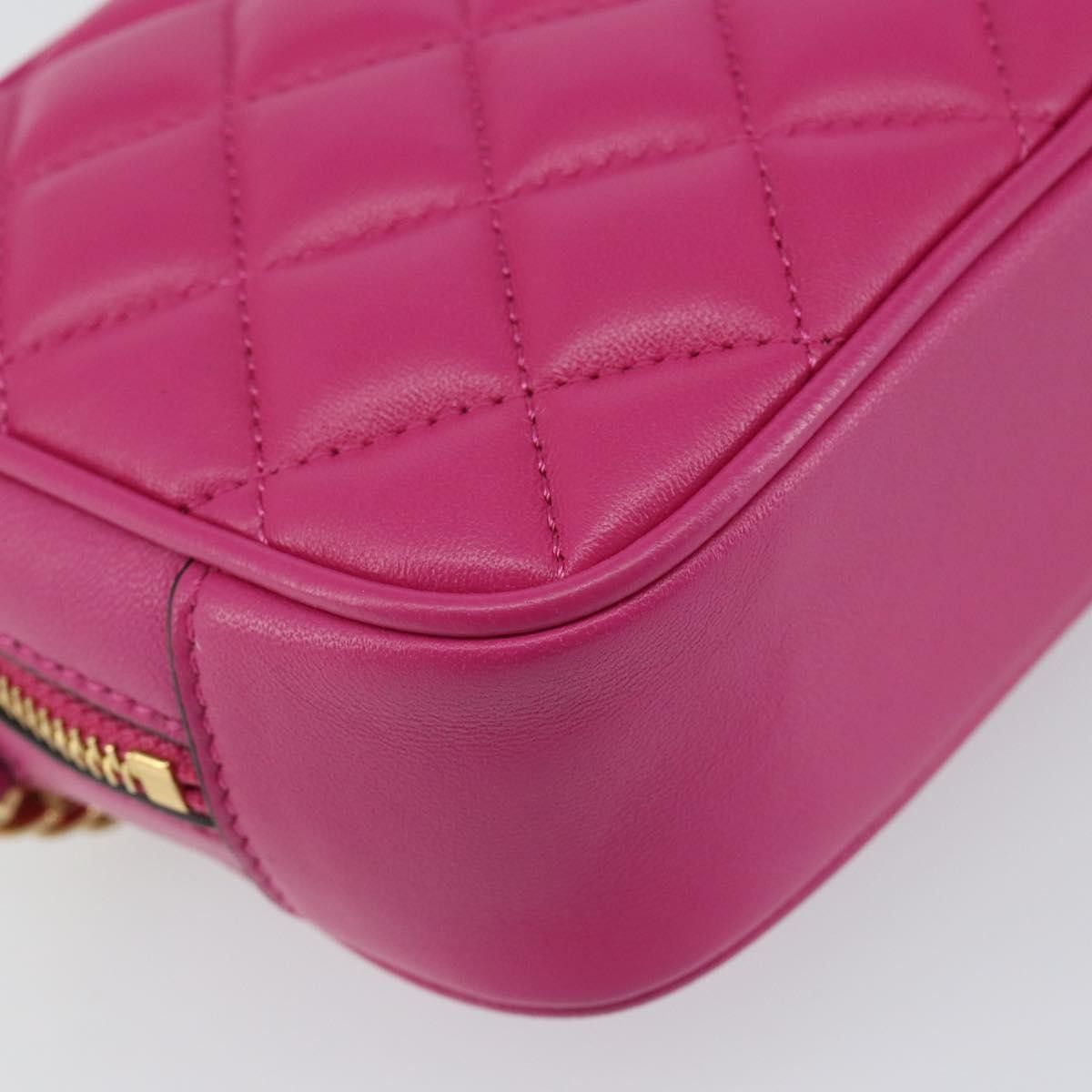 Versace Versace Medusa Icon Front Slip Pocket Camera Bag Quilted Leather Size ONE SIZE - 8 Thumbnail