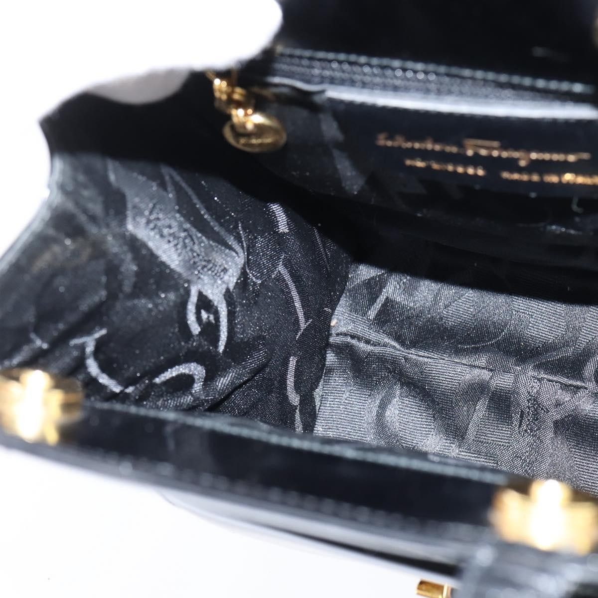 Salvatore Ferragamo Salvatore Ferragamo Gancini handbag Patent leather Size ONE SIZE - 21 Thumbnail