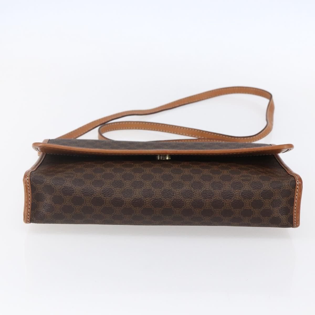Celine Celine Vintage Macadam Shoulder Bag Canvas and Leather Size ONE SIZE - 17 Thumbnail