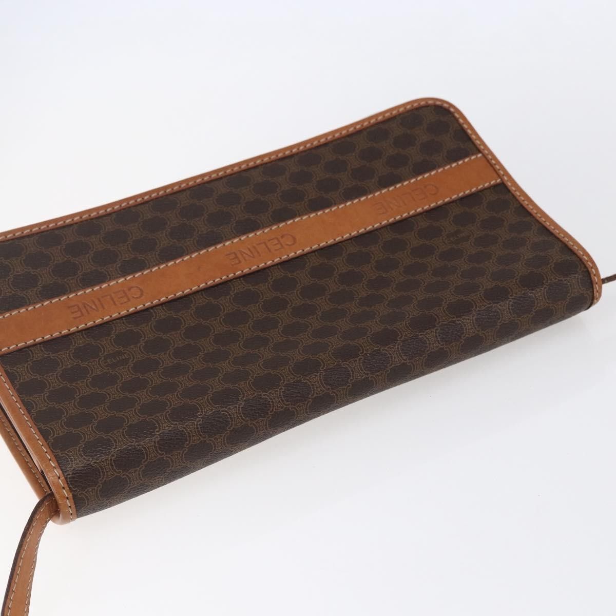 Celine Celine Vintage Macadam Shoulder Bag Canvas and Leather Size ONE SIZE - 15 Thumbnail